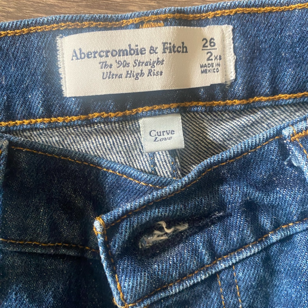Abercrombie & Fitch Dark Blue Straight Jeans